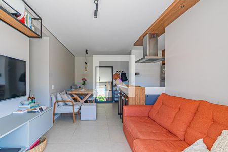 Sala de apartamento para alugar com 3 quartos, 140m² em Coqueiros, Florianópolis