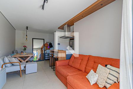 Sala de apartamento para alugar com 3 quartos, 140m² em Coqueiros, Florianópolis
