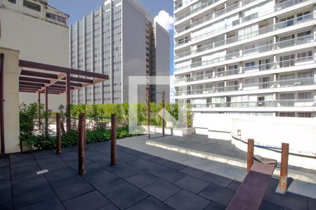 Studio para alugar com 24m², 1 quarto e sem vaga Studio para alugar com 24m², 1 quarto e sem vagaAcademia na área externa