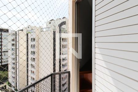 Varanda da Suíte  de apartamento para alugar com 1 quarto, 43m² em Moema, São Paulo