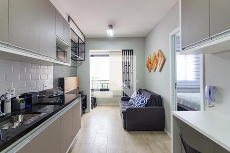 Sala e Cozinha de apartamento para alugar com 1 quarto, 27m² em Km 18, Osasco