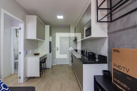 Sala e Cozinha de apartamento para alugar com 1 quarto, 27m² em Km 18, Osasco