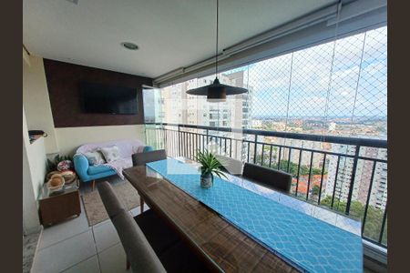 Varanda da Sala de apartamento à venda com 3 quartos, 133m² em Parque Reboucas, São Paulo
