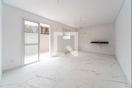 Sala de apartamento à venda com 2 quartos, 69m² em Vila Alice, Santo André