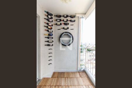 Varanda da Sala de apartamento à venda com 2 quartos, 56m² em Brás, São Paulo