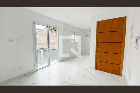 Sala - Sala de Jantar - Cozinha de apartamento à venda com 2 quartos, 45m² em Vila Alice, Santo André
