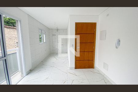 Sala - Sala de Jantar - Cozinha de apartamento à venda com 2 quartos, 45m² em Vila Alice, Santo André