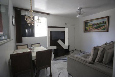 Sala de apartamento à venda com 2 quartos, 60m² em Camargos, Belo Horizonte