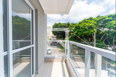 Varanda da Sala de apartamento à venda com 2 quartos, 53m² em Vila Alice, Santo André