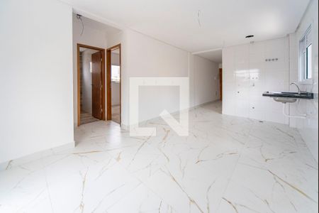 Sala de apartamento à venda com 2 quartos, 53m² em Vila Alice, Santo André