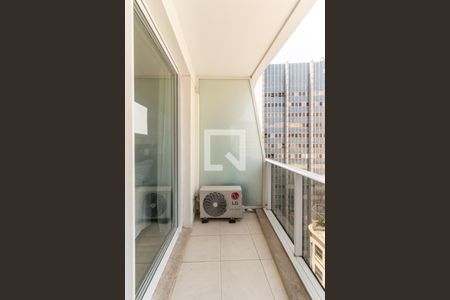 Studio à venda com 23m², 1 quarto e 1 vagaVaranda