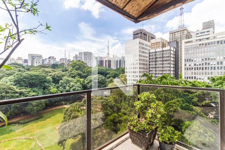 Varanda Sala de apartamento à venda com 2 quartos, 70m² em Jardim Paulista, São Paulo