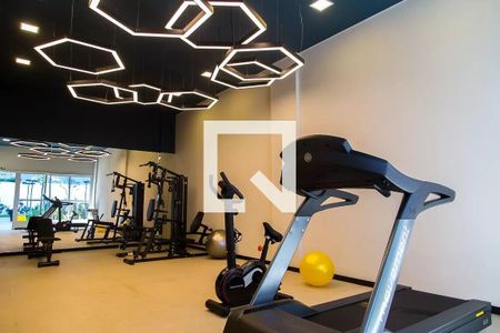 Apartamento para alugar com 36m², 1 quarto e sem vaga Apartamento para alugar com 36m², 1 quarto e sem vagaAcademia