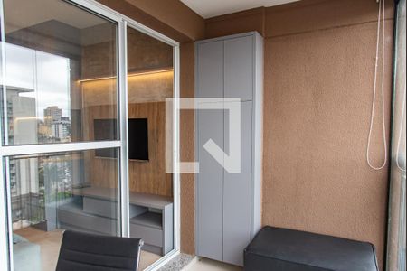Varanda de apartamento para alugar com 1 quarto, 36m² em Vila Clementino, São Paulo