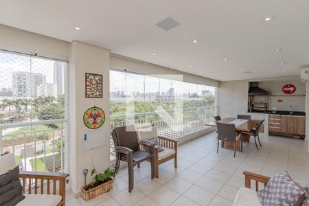 Varanda da Sala de apartamento à venda com 3 quartos, 130m² em Jardim Dom Bosco, São Paulo