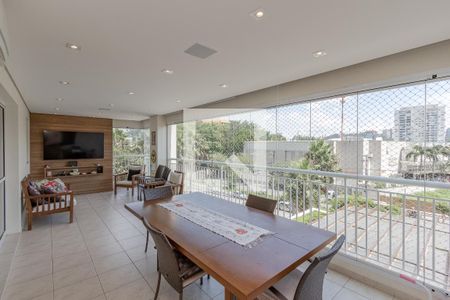 Varanda da Sala de apartamento à venda com 3 quartos, 130m² em Jardim Dom Bosco, São Paulo