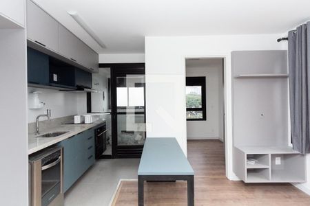 Sala/Cozinha de apartamento para alugar com 2 quartos, 39m² em Moema, São Paulo