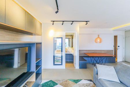 Sala de apartamento para alugar com 1 quarto, 68m² em Santo Amaro, São Paulo