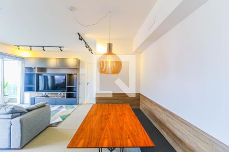 Sala de apartamento para alugar com 1 quarto, 68m² em Santo Amaro, São Paulo