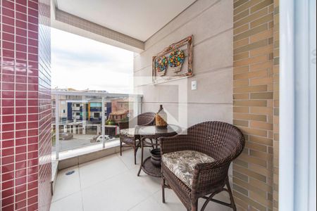 Varanda da Sala de apartamento à venda com 3 quartos, 127m² em Silveira, Santo André