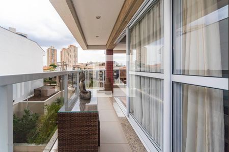 Varanda da Sala de apartamento à venda com 3 quartos, 127m² em Silveira, Santo André