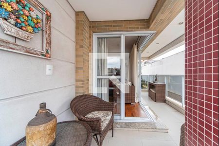 Varanda da Sala de apartamento para alugar com 3 quartos, 127m² em Silveira, Santo André