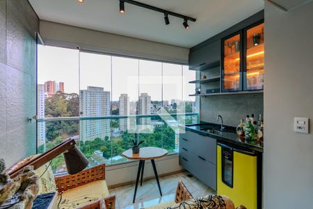 Varanda Sala de apartamento à venda com 2 quartos, 65m² em Jardim Ampliação, São Paulo