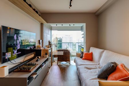 Sala de apartamento à venda com 2 quartos, 65m² em Jardim Ampliação, São Paulo