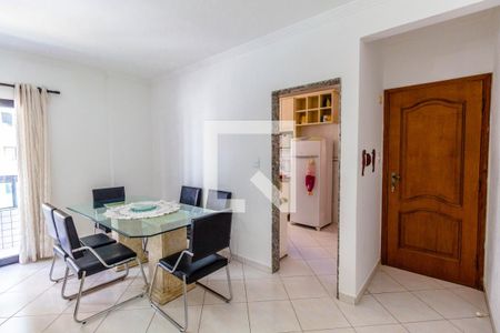 Sala de apartamento para alugar com 3 quartos, 109m² em Canto do Forte, Praia Grande