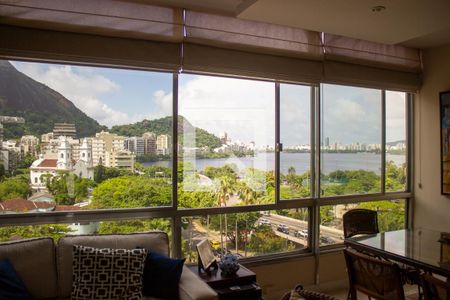 Vista  de apartamento à venda com 3 quartos, 131m² em Humaitá, Rio de Janeiro