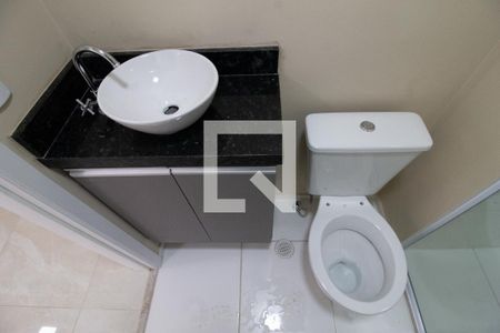 Apartamento para alugar com 34m², 2 quartos e 1 vaga Apartamento para alugar com 34m², 2 quartos e 1 vagaDetalhe do Banheiro