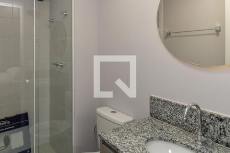 Banheiro de kitnet/studio à venda com 1 quarto, 24m² em Vila Buarque, São Paulo