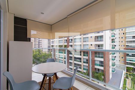Studio para alugar com 41m², 1 quarto e 1 vagaVaranda