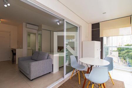 Studio para alugar com 41m², 1 quarto e 1 vagaVaranda