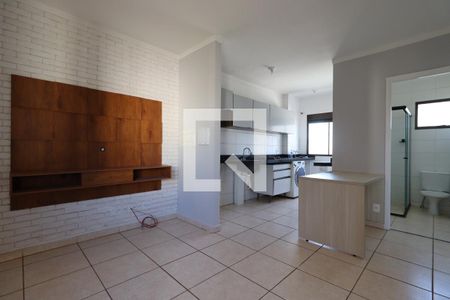 Sala/Cozinha de apartamento para alugar com 2 quartos, 42m² em Jardim Santa Cecilia - Bonfim Paulista, Ribeirão Preto