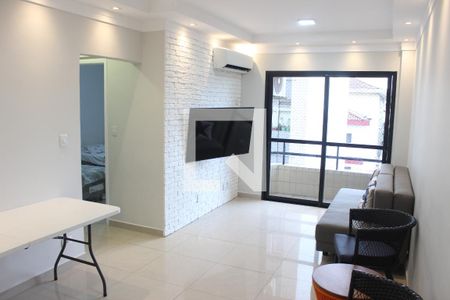 Sala de apartamento para alugar com 2 quartos, 74m² em Centro, São Vicente