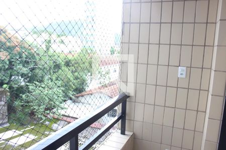 Sacada da Sala de apartamento para alugar com 2 quartos, 74m² em Centro, São Vicente