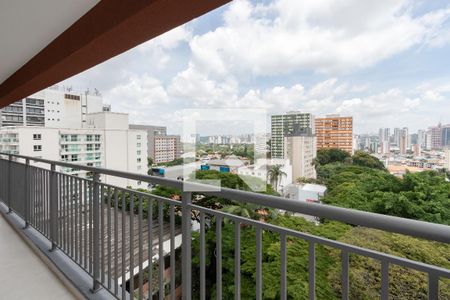 Varanda da Sala de apartamento para alugar com 2 quartos, 57m² em Santo Amaro, São Paulo
