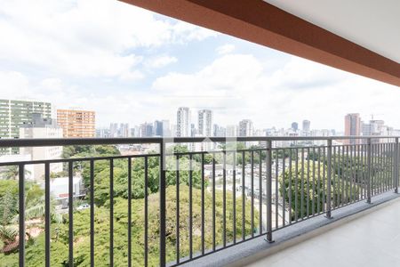 Varanda da Sala de apartamento para alugar com 2 quartos, 57m² em Santo Amaro, São Paulo