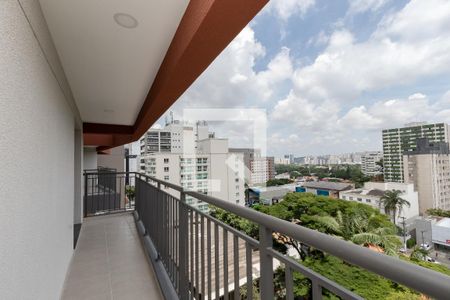 Varanda da Sala de apartamento para alugar com 2 quartos, 57m² em Santo Amaro, São Paulo