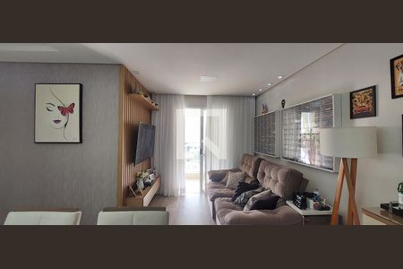 Sala de apartamento à venda com 3 quartos, 76m² em Vila Helena, Santo André