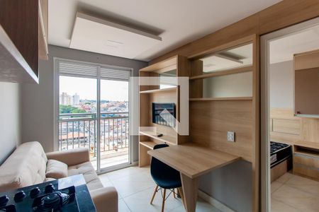 Sala de apartamento para alugar com 1 quarto, 28m² em Vila Tolstoi, São Paulo