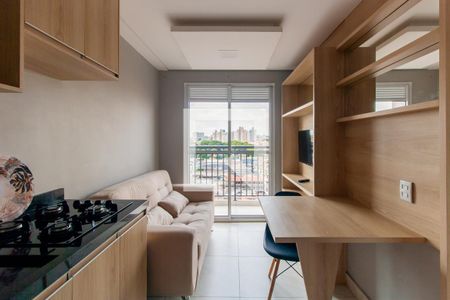 Sala de apartamento para alugar com 1 quarto, 28m² em Vila Tolstoi, São Paulo
