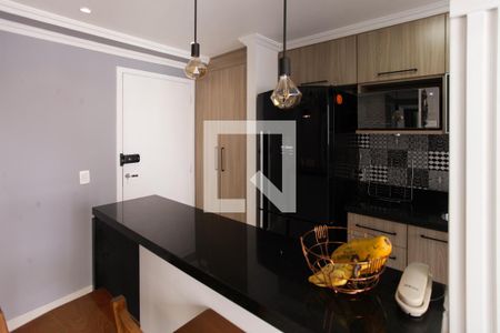 Cozinha Americana anexa a Sala de apartamento para alugar com 2 quartos, 57m² em Interlagos, São Paulo