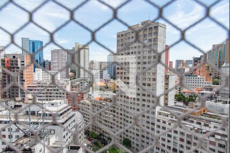 Vista da varanda de apartamento à venda com 1 quarto, 38m² em Liberdade, São Paulo