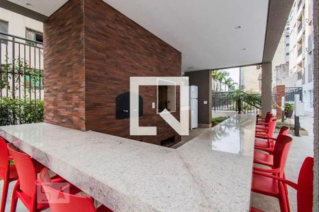 Apartamento à venda com 38m², 1 quarto e 1 vagaChurrasqueira