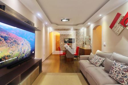 Sala de apartamento à venda com 3 quartos, 125m² em Campestre, Santo André