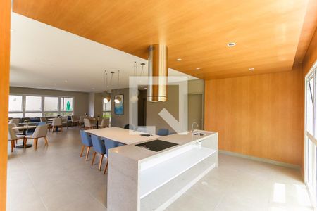 Apartamento para alugar com 39m², 2 quartos e 1 vagaÁrea comum - Salão de festas