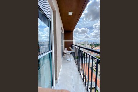 Varanda da Sala de kitnet/studio para alugar com 1 quarto, 29m² em Jardim da Glória, São Paulo