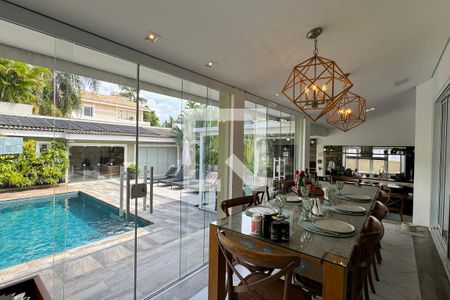 Sala de Jantar de casa de condomínio à venda com 4 quartos, 597m² em Alphaville, Santana de Parnaíba
